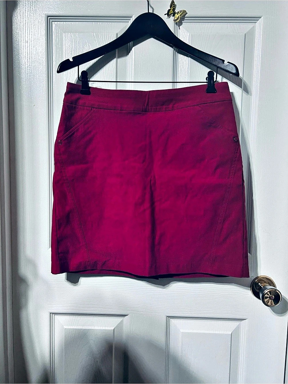Northern Reflections Pencil Skort With Interior Shorts Fushia Size Medium Like N
